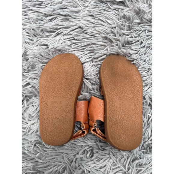 Zara Baby Leather Sandals size 21 /5.5 US - Picture 5 of 5
